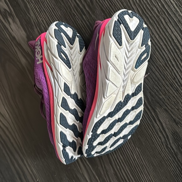 ๐ Hoka One One Womens Clifton 8 1119394 GWBY Purple Running Shoes Sneakers 10B๐ - Picture 5 of 5